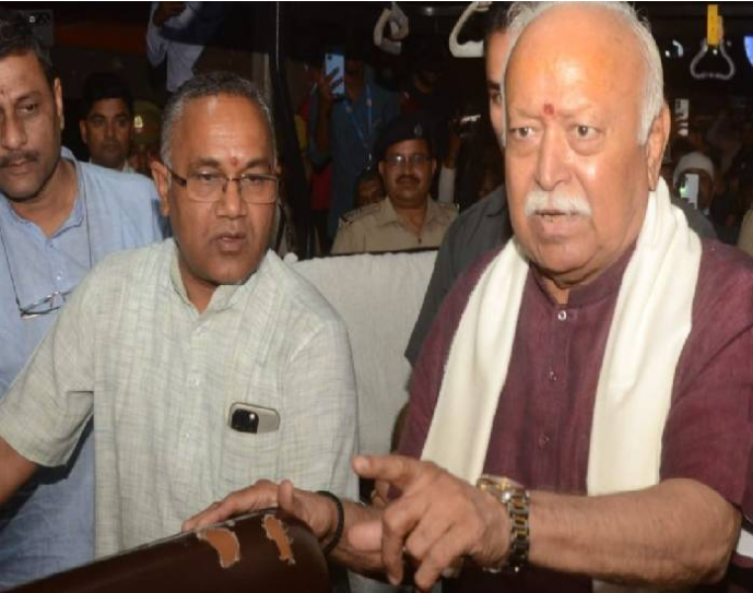 अंबेडकर की जयंती पर संघ भवन का मोहन भागवत ने किया लोकार्पण