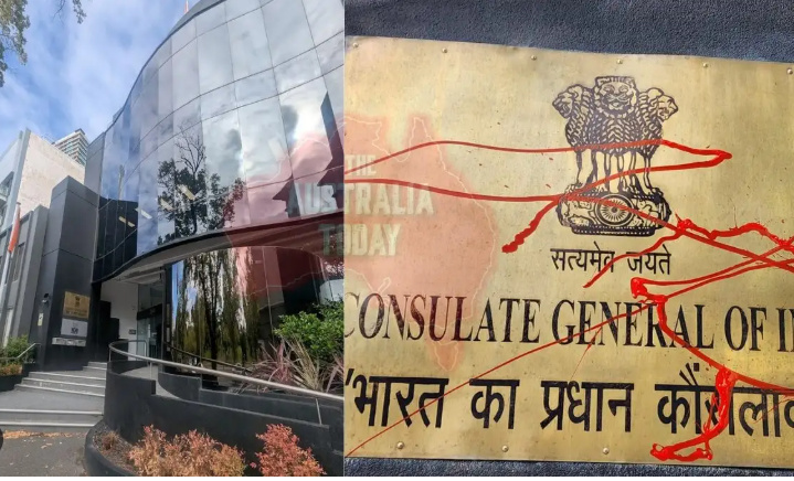 कैनबेरा: मेलबर्न के भारतीय दूतावास में तोड़फोड़