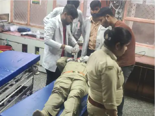 लखनऊ: चाइनीज मांझे की चपेट में आने से 1 महिला सिपाही घायल