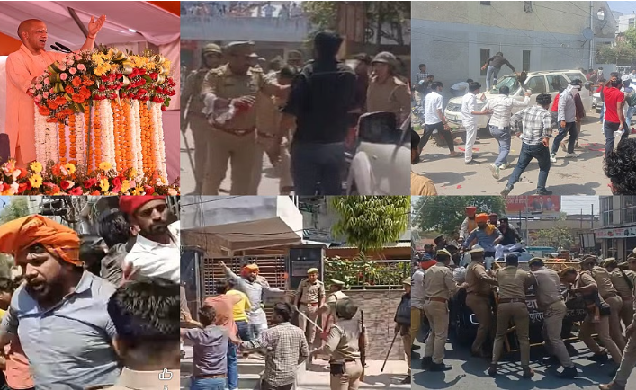 लखनऊ: करणी सेना केकई पदाधिकारियों सहित प्रदेश अध्यक्ष हाउस अरेस्ट