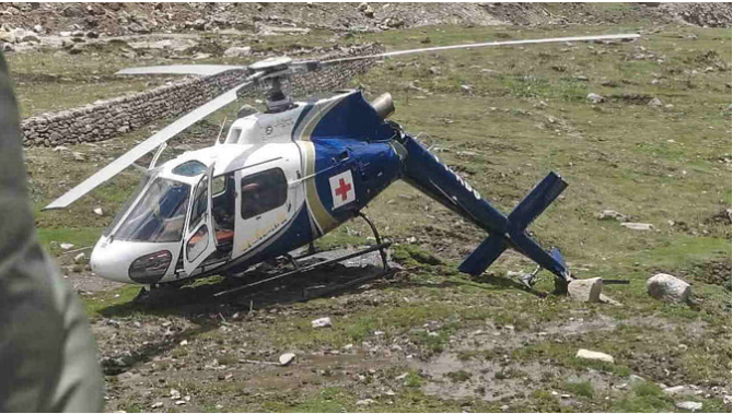 केदारनाथ: मरीज को लेने ऋषिकेश से आ रही हेली एम्बुलेंस दुर्घटनाग्रस्त