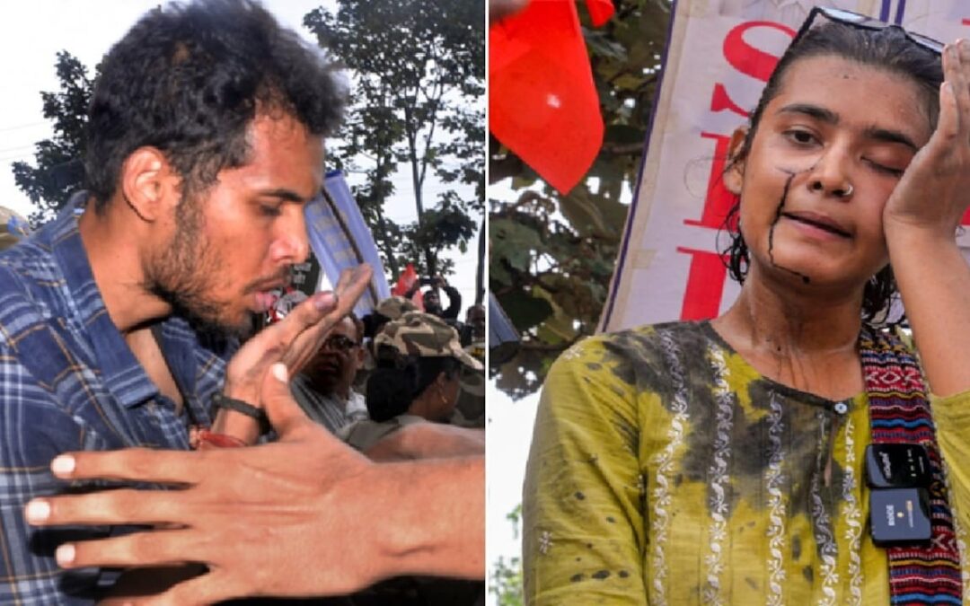 रांची में AISA अध्यक्ष नेहा बोरा पर स्याही फेंकी, आरोपी बोला- ‘मैं शेर हूं’ | Ranchi News